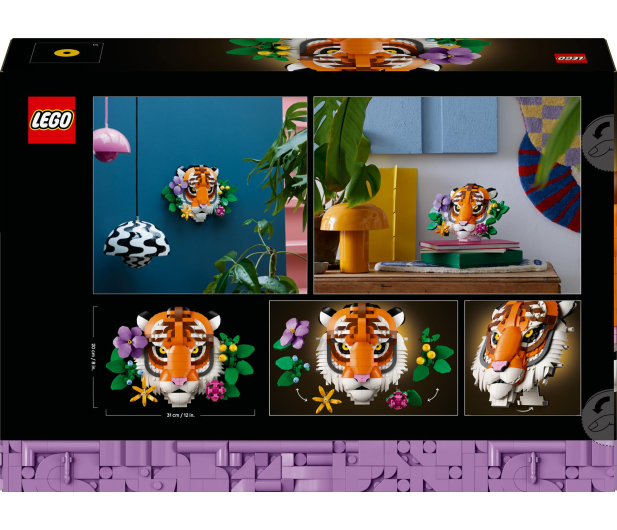 LEGO Art 31217 Kolekcja zwierząt — tygrys - 1331617 - zdjęcie 10